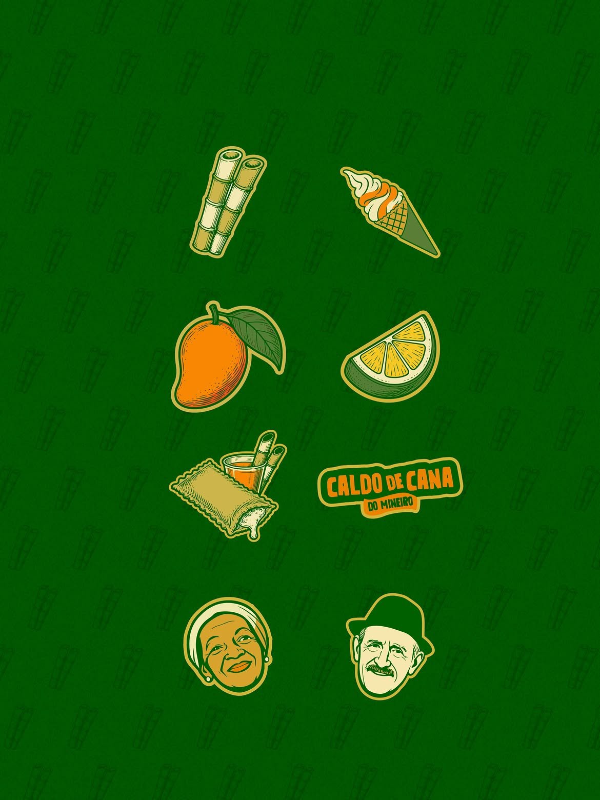 Identidade visual — produtos do Mineiro